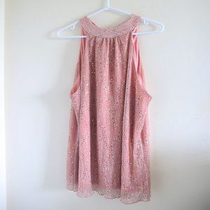 Pink Sequin Tank Top | Ricki's | Size Large